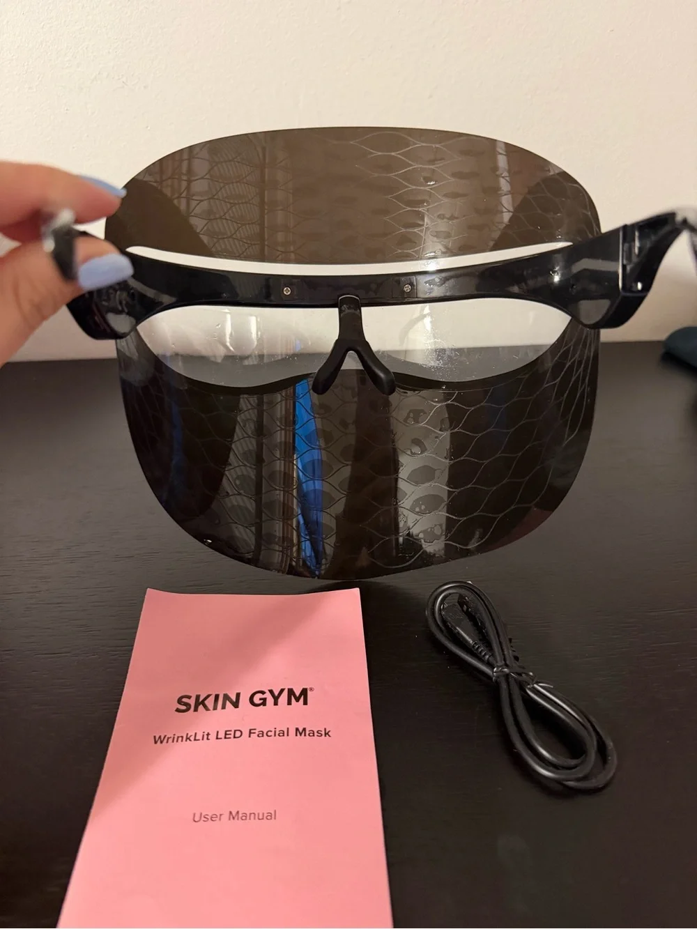 Skin Gym WrinkLit LED Facial Visor - Black